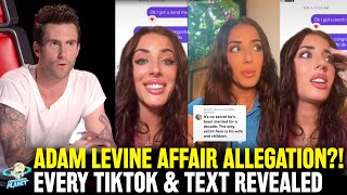 INSANE! Adam Levine Allegations! EVERY TEXT & TIKTOK REVEALED By Instagram Model Sumner Stroh
