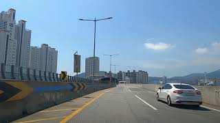 ♡Korea♡ Driving in Busan city (광안대교남단to, 부산항대교~ 남항대교~천마터널),All Tour,