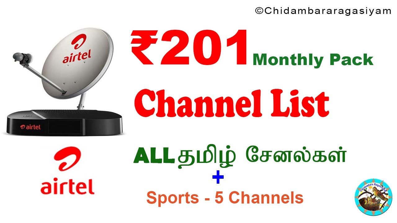 Airtel DTH NEW PACK, Recharges, Plans & Offers || Airtel DTH MY PLAN ...