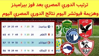 جدول ترتيب الدوري المصري بعد فوز بيراميدز اليوم نتائج الدوري المصري اليوم