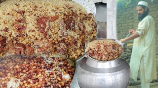 PESHAWARI DAIGY BEEF PULAO | PAKISTANI BEEF PULAO RECIPE| DEEG BEEF PULAO MAKING | STREET FOODS PAK