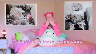 cleaning my room with you in real time (for people with depression/ADHD)