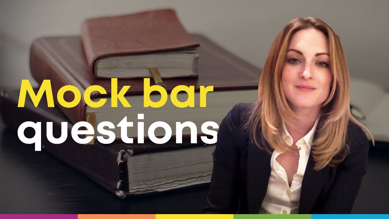 How To Take A Practice Bar Exam [pass The Bar On The First Try!] - YouTube