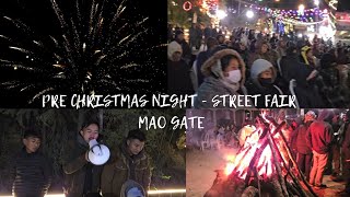 A Short Glimpse of Last Pre Christmas Night Street Fair at Mao Gate, Pyro/Movie Night Manipur 2024