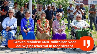 Herdenking in kader van eeuwige grafrechten KNIL militairen en vrouwen in Moordrecht