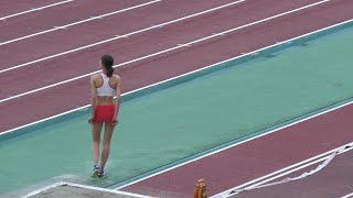 【陸上/跳躍】静岡国際2021 女子三段跳④【4K】