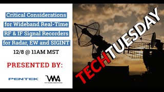 Critical Considerations for Wideband Real-Time RF and IF Signal Recorders for Radar, EW and SIGINT