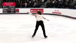 2025 Canadian National Figure Skating Championships. Senior Men FP. Anthony Paradis