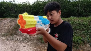 NERF WAR : XSHOT WATER GUN BATTLE - Ku Nhan NERF
