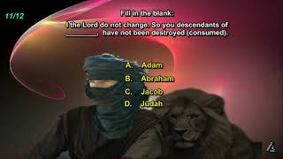 Bible Quiz - All from the Book of Malachi - 12 Questions - Multiple Choice