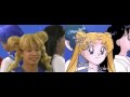 Sailor Moon - Live-Action OP Parody (Side-by-side Comparison)