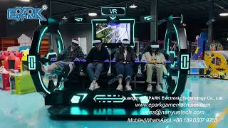 EPARK New 4 Person Cinema 9D Vr Glasses VR Spaceship 9D Vr Cinema Simulator Arcade Machine