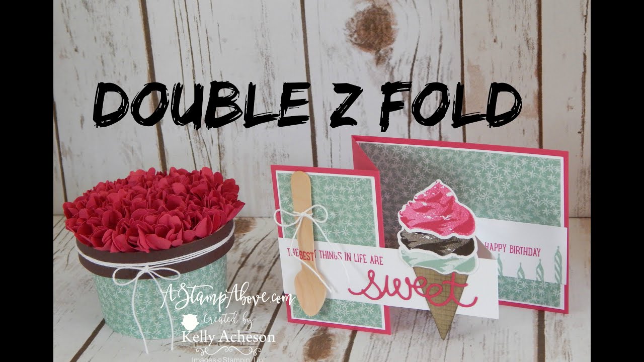 Double Z Fold Card Youtube