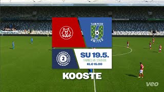 KOOSTE: Ilves-Kissat – Tampere United / Kakkonen / 19.5.2024 / Tammelan Stadion