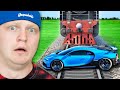 TRAIN vs $20,000,000 SUPER CARS!