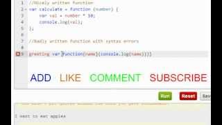 Codecademy: JavaScript Lessons- 6- Meet the Functions