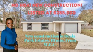 🏡New Construction Home is Ocala Park Estates 💰 $255,00 Askkng Price🏡