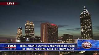 Metro Atlanta Salvation Army opens its doors to those needing shelter from the cold