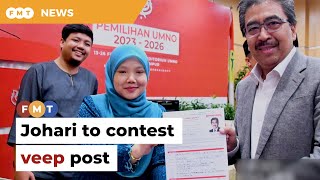 Johari contesting for Umno veep post