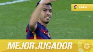 Luis Suárez es el mejor jugador de la Jornada 35 por su póquer frente el Sporting de Gijón