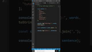 JavaScript Array toString() method - JavaScript Tutorial for Beginners