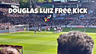 Fan’s Celebration On Douglas Luiz Free Kick Goal Aston Villa vs Tottenham❤️