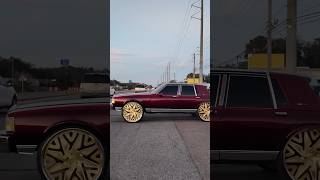 Box Chevy on Gold 28’s Forgiatos Riding