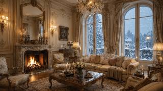 Snow covers everything, but not the way I feel about you.#relaxingtime #snowyday #firesound #snowy