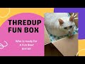 Friday MixUP ThredUp FUN BOX Rescue Unboxing Having Fun with ThredUP