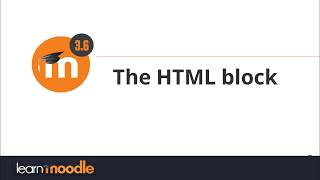 36 HTML block