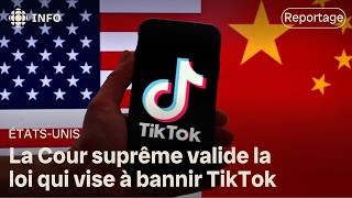 Interdire TikTok aux États-Unis est possible, dit la Cour suprême américaine