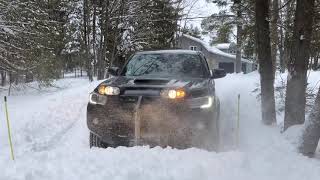 Toyota Tacoma Plowing 10” of Snow with Meyer Wingman Snow Plow