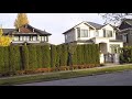 vancouver bc canada. shaughnessy area. houses homes life. wealthy area.