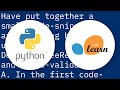 Using decision tree regression and cross-validation in sklearn