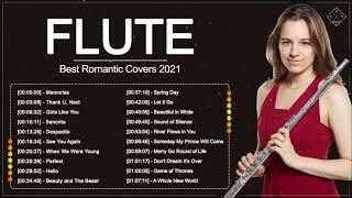Top 20 New Flute Covers Popular Songs 2021 🍀 Best Instrumental Flute Cover Music 2021