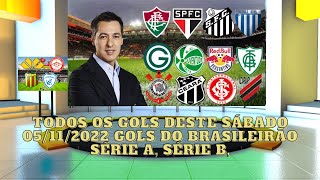TODOS OS GOLS DESTE SÁBADO 05/11/2022 GOLS DO {BRASILEIRÃO SÉRIE A, SÉRIE B}.