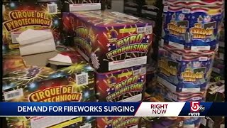 Fireworks sales soar in New Hampshire