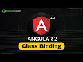 Angular 2 Class Binding | Angular 2 Training | Tutorialspoint
