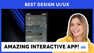 AMAZING INTERACTIVE APP! 3D animation inspiration for UI/UX designers