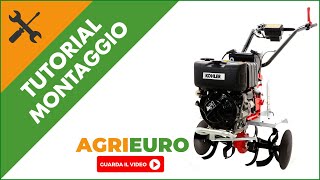 Montaggio e presentazione motozappa pesante Diesse DS84 Diesel Kohler KD15-440 Avviamento Elettrico