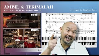 AMBILLAH DAN TERIMALAH - Pdt Misael Prawira (Perjamuan Kudus) [PIANO MUSIC TUTORIAL by Stephen Daun]