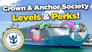 All the LEVELS & PERKS of Royal Caribbean Crown and Anchor Society!