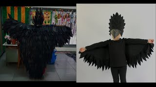 DIY Crow | Fancy Dress Costume Ideas Crow |  DIY CROW  Costume for Fancy Dress Competition as Bird