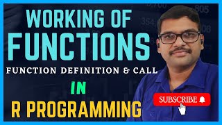 WORKING OF USER DEFINED FUNCTIONS IN R - PROGRAMMING || FUNCTION DEFINITION & FUNCTION CALL IN R