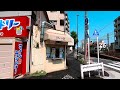 【4k uhd】tokyo japan　walking the tokyo sakura tram6　machiya ekimae～machiya nichome