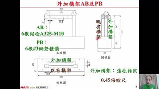 1100911-結構耐震補強：以高強度錨栓連接外加RC構架之補強工法-鍾立來