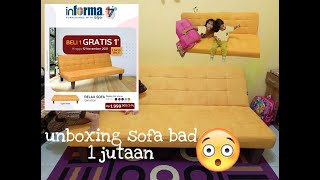 Unboxing sofa bad 1 jutaan // informa