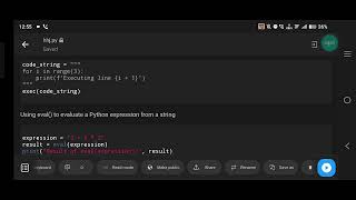 Execute a String of Code in Python | Using exec() and eval()