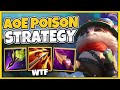 EVERY AUTO POISONS THE ENTIRE ENEMY TEAM!! *NEW* FULL-POISON TEEMO STRATEGY!! - League of Legends