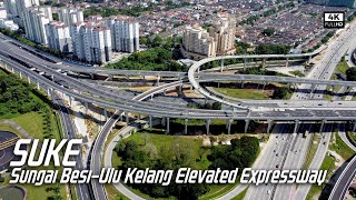 Sungai Besi - Ulu Kelang Elevated Expressway (SUKE) | Sri Petaling Progress update 2022 (4k Video)